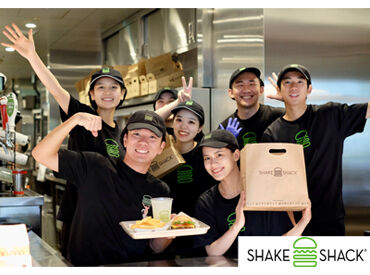 シェイク シャック 大丸心斎橋店 卒業・進路の決まった高校生も大歓迎！まずはお気軽にご応募くださいね♪