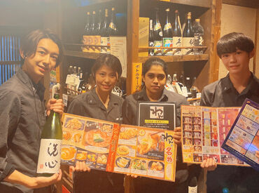 スタッフにとってもお客様にとっても★
本当に居心地の良いお店です！
空いた時間帯を使って、無理なく働こう！