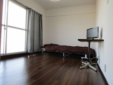 家具・家電・Wi-Fiもついて、おまけに朝晩2食付きのキレイな寮も用意しておりますのでお金を貯めたい方にオススメ!