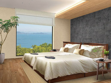 THE SHIKAKA HOTEL & RESORT BUDOUNOKI（ザ・シカカ ホテル＆リゾート ぶどうの樹） 海の見えるオーシャンビューで贅沢な空間！
毎日開放的に働ける空間が魅力です♪
ホテルでのお仕事が未経験の方も大歓迎★