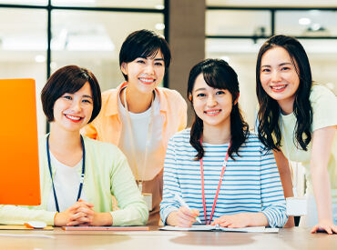 未来工研株式会社 イチから丁寧にサポートするので、
オフィスワークデビューも大歓迎です♪
※写真はイメージ
