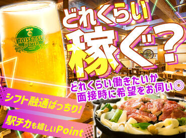 大雪地ビール株式会社 ＼人柄重視の採用！／
未経験でも活躍できる職場です♪
バイトデビューにおすすめ★