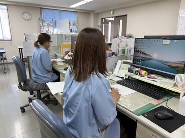 株式会社　大阪屋 服装も髪型も自由♪
あなたらしいスタイルで事務ワークができます◎