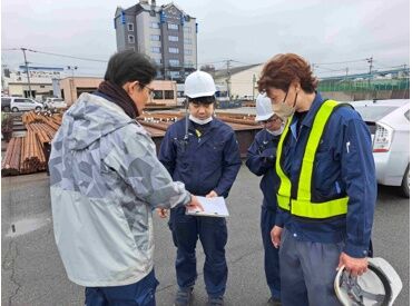 髪色・髪型自由！ピアス・ヒゲのオシャレもOK♪
のびのびと自分らしいスタイルで働きませんか？