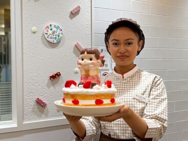 不二家レストラン・洋菓子　瀬谷店 「一緒に子供たちの笑顔を作りませんか？」
少しでも興味を持っていただけたら嬉しいです☆
スタッフ一同お待ちしております♪