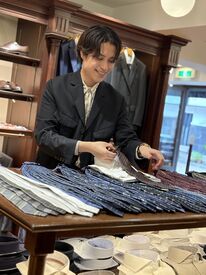  Paul Smith アミュプラザ鹿児島店（仮称）※10月オープン予定 接客未経験、初バイトの方も大歓迎です◎
系列店の他ブランドの割引もあるので、
お得にオシャレを楽しめます♪