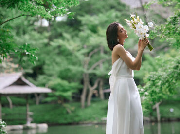 歴史ある日本庭園が魅力の八芳園で働きませんか?
サポート体制も◎未経験でも安心してスタートできます。