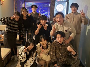 炭焼やきとり一番　昭和町店 右真ん中がスタッフから"らいおん"と呼ばれる
店長★
スタッフからは『優しいし、めっちゃ気さく！』と言われてます！
