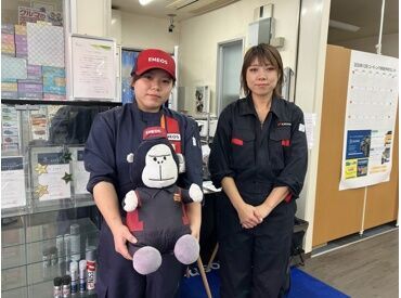 ENEOS セルフ北富岡SS 知識や経験がなくても大丈夫！
必要なのは…
”笑顔”と”やる気”ダケ！！
≪基本の"元気に挨拶"ができれば合格♪≫