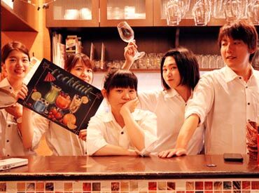 ＼未経験・初バイトもOK★／
経験は完全不問◎
「イタリアンが大好きで…(*´Д｀)」
なんて志望動機も大歓迎です！