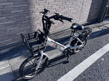 銀のさら＿三軒茶屋店 スピードも出すぎず、安全運転しやすい◎
疲れにくいふかふかサドルで快適に働けます♪