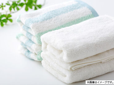 重労働ナシ！重たいモノを運んだりすることはないので、
「体力が心配…」という方も負荷なく働けます♪