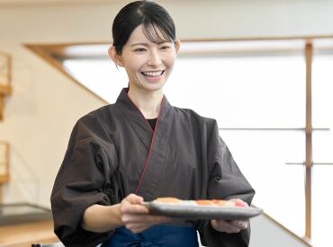 長久手温泉ござらっせ　お食事処　※2026年7月末NewOpen 【髪色自由】ネイル・ピアス・ひげもOK♪
おしゃれも楽しみながら、あなたらしいスタイルで働けます◎
※画像はイメージ