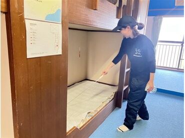 清掃は掃除機＆クイックルワイパーなど
日常でも馴染みが深い道具を使うだけ♪
盛り付けも簡単◎難しい作業はありません！