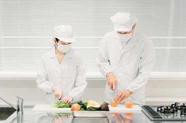 調理「補助」のお仕事なので
難しい作業はありません♪