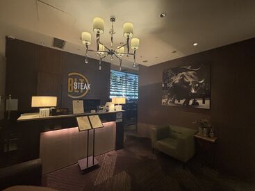 BLTステーキ14店舗をはじめ全10ブランド、
約30店のレストランを世界中で展開!!
海外志向の方にもおススメの環境です♪