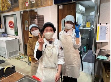 リニューアルStaffとして一緒に道の駅を盛り上げませんか?
皆が同じスタート。研修もあるので未経験・ブランクある方も安心◎