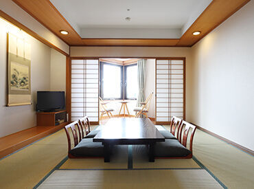 オーシャンビューのお部屋で
お仕事中も気分が上がる↑
癒し空間で清掃のオシゴトをお任せ♪