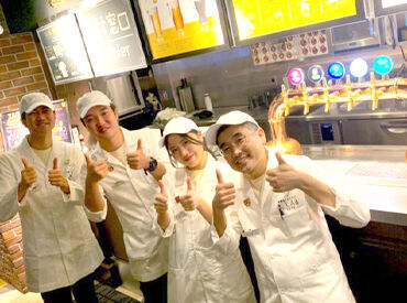 体験型ビヤスタンドL LAB 大学生～フリーター～主婦（夫）の方まで、幅広く活躍中♪
バイトデビューにもぴったりです◎扶養内での勤務もOKです。