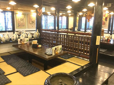 そば茶屋 吹上庵 隼人中央店 鹿児島で有名なお蕎麦屋さん！
店内はホッとする和のテイスト♪
元々当店のお客様だった方もお店の雰囲気が好きで入った方も！