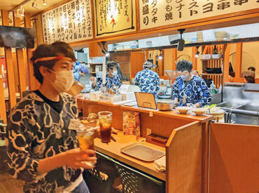 やきとり 恵屋　高鍋店 まずはできることからお任せ♪
簡単なことから、無理なく慣れていけます◎