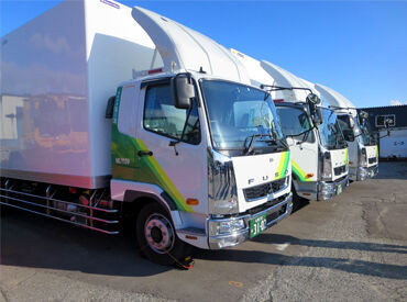 株式会社道南エース 札幌南営業所 トラックの種類も２t～大型まで幅広く取り扱いをしているので、理想の働き方によって乗りたいトラックの変更も可能です◎