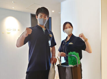 大阪グランベルホテル/tps ホテルでのお仕事はもちろん、
清掃経験が全くない方でも大丈夫♪
先輩スタッフがそばに付き添ってお教えします◎