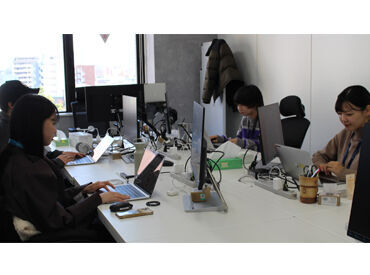 恵比寿駅徒歩5分のキレイなオフィス★
ウォーターサーバーも完備で働きやすい環境です！
