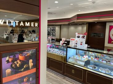 WITTAMER（ヴィタメール）日本橋高島屋店 ベルギー発の伝統的な味わい…＊
宝石のようなチョコレートやケーキをお届け◆*
甘いもの好きにはたまりません！