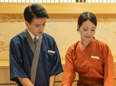 天然温泉花波の湯　御宿野乃　大阪淀屋橋 ＼Staff特典／
嬉しい≪まかない≫付き♪
当ホテルのおいしいご飯が"100円"で食べられます!!