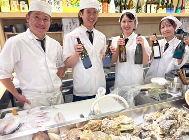 魚と酒はなたれ 横浜西口一番街店　 【20～30代のスタッフ中心に活躍中】
横浜駅からスグの好アクセス★
人気の「横浜西口一番街」で働きませんか？