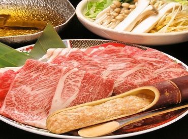 ★★まかないがウマイぃぃ★★
しゃぶしゃぶ！すき焼き！
洋食や中華まで！リクエストもOK！
コレ目当ての応募も歓迎(笑)