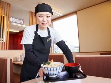 天丼・天ぷら本舗　さん天　堺鳳店 自慢の笑顔でお客様をおもてなし♪注文はタッチパネルなので接客未経験さんも安心◎