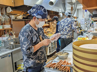 やきとり 恵屋プラス　隼人店 まずはできることからお任せ♪
簡単なことから、無理なく慣れていけます◎