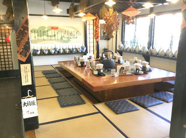 『吹上庵吉野店』で働きませんか？
スタッフさん想いのお店だから、
のびのびと働けますよ★