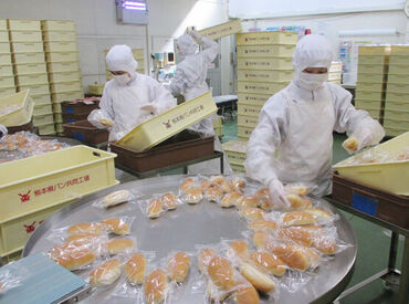 熊本県パン協同組合 ＼学校給食のパンの製造！／
見覚えのあるパンがあるかも!?
子どもたちに喜ぶ顔が浮かびます♪