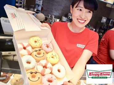 クリスピー・クリーム・ドーナツ 八王子オクトーレ店 出勤時にドーナツを無料で食べられる♪あま～いドーナツが1日の息抜きに…！エネルギーチャージしてお仕事も頑張れます！