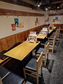 お店で提供する料理は、9種類程度の定食◎メニュー数が少なめな分、覚えることも少なめです♪
※イメージ