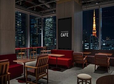 TOKYO NODE CAFE 2023年10月にOPENした虎ノ門ヒルズステーションタワー内にあるカフェ。
オフィス街虎ノ門でオシャレに働ける！