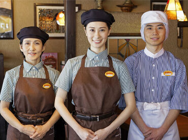 びっくりドンキー　神栖店 丁寧な研修で未経験の方も安心！
幅広い世代の方が活躍中！
困った時はしっかりフォローするので 何でも聞いてくださいね◎