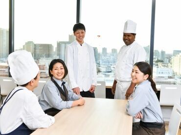 コンパスグループ・ジャパン　ＫＭバイオロジクス株式会社_旭志川辺　a1865 栄養バランスはもちろん、毎日「美味しい」と思ってもらえるような、心を豊かにするメニューを考えていただきます♪