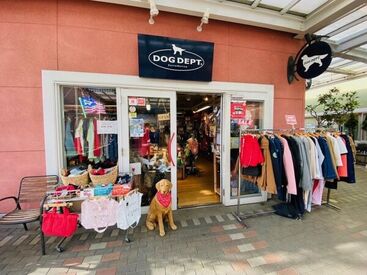 DOGDEPT小田原店 カタいマニュアルはありません◎お客さんと、愛犬のお話をするのが楽しい♪