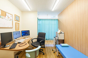 清潔感のある綺麗な診察室！
院内はとてもキレイで働きやすい環境。