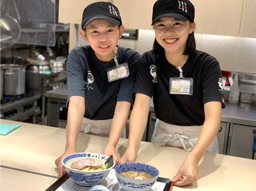 つじ田 ららぽーと富士見店  店長は女性♪
⇒何でも相談できるみんなの"母"的存在☆
安心して働けますよ◎