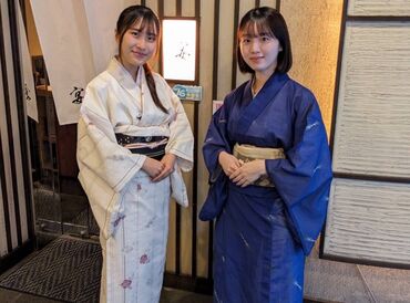 鉄板焼と和食 宴 ≪2週間ごとのシフト提出≫
ゆる～いシフトで学校やプライベートとの両立◎
未経験の方も歓迎♪幅広い世代活躍中☆彡
